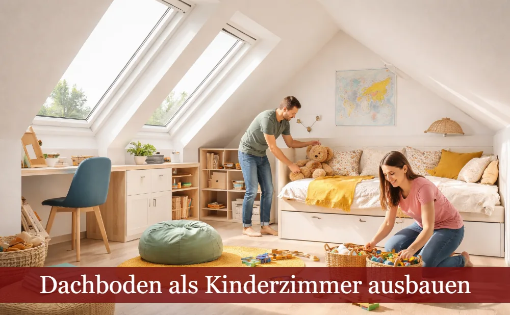 Dachboden Kinderzimmer ausgebaut
