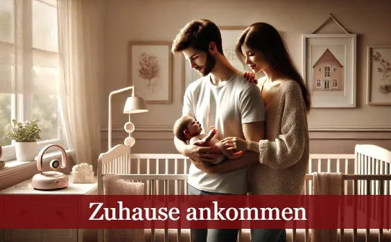 Zuhause ankommen (Symbolbild)